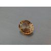 Topaze impériale naturelle ovale 14.9x12.5 mm facettée