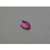 Rubis synthétique ovale 5x8 mm rouge-rose facetté