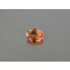 Corindon synthétique padparadscha ovale 6x8 mm