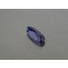 Alexandrite synthétique ovale 6x14 mm changeant de couleur