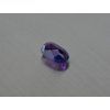 Alexandrite synthétique ovale 7x11 mm changeant de couleur