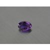 Alexandrite synthétique ovale 7x11 mm changeant de couleur