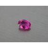Rubis synthétique ovale 7x11 mm rose facetté