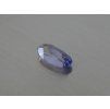 Alexandrite synthétique ovale 7x13 mm changeant de couleur