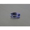 Alexandrite synthétique ovale 7x13 mm changeant de couleur