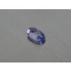 Alexandrite synthétique ovale 8x13 mm changeant de couleur