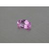 Rubis synthétique ovale 8x13 mm rose facetté
