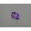 Alexandrite synthétique ovale 9x13 mm changeant de couleur