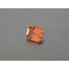 Corindon synthétique padparadscha rectangle 8x10 mm