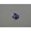 Alexandrite synthétique rectangle 8x11 mm changeant de couleur