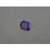 Alexandrite synthétique rectangle 8x11 mm changeant de couleur
