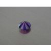 Alexandrite synthétique ronde changeant de couleur, différentes tailles