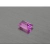 Ruby synthetischer  rechteck 4x6 mm rosa
