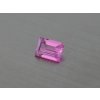 Ruby synthetischer  rechteck 4x6 mm rosa