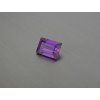 Alexandrite synthétique rectangle 7x10 mm changeant de couleur