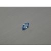 Spinel syntetický markýz 5x10 mm modrá barva sky topazu
