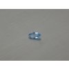 Spinel syntetický markýz 5x10 mm modrá barva sky topazu