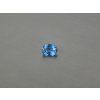 Spinelle synthétique ovale 6x8 mm couleur swiss blue Topaze