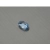 Spinel syntetický ovál 7x11 mm modrá barva sky topazu