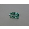 Spinel syntetický ovál 7x13 mm barva modrozeleného turmalínu