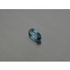 Spinelle synthétique ovale 7x13 mm couleur Tourmaline bleu-vert