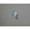 Spinel syntetický ovál 7x13 mm modrá barva swiss topazu