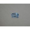 Spinelle synthétique ovale 7x13 mm couleur swiss blue Topaze