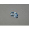Spinelle synthétique ovale 8x16 mm couleur sky blue Topaze