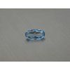 Spinelle synthétique ovale 8x16 mm couleur sky blue Topaze