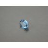 Spinelle synthétique ovale 10x14 mm couleur swiss blue Topaze