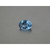 Spinelle synthétique ovale 10x14 mm couleur swiss blue Topaze