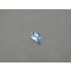 Spinelle synthétique octogone 6x10 mm couleur sky blue Topaze
