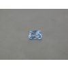 Spinelle synthétique octogone 6x10 mm couleur sky blue Topaze