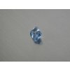 Spinel syntetický osmiúhelník 8x11 mm modrá barva swiss topazu