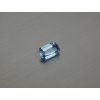 Spinelle synthétique octogone 8x13 mm couleur swiss blue Topaze