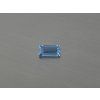 Spinelle synthétique rectangle 5x9 mm couleur swiss blue Topaze