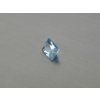 Spinelle synthétique rectangle 6x8 mm couleur swiss blue Topaze