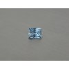 Spinell synthetisches  rechteck 6x8 mm blau farbe swiss Topas