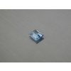 Spinelle synthétique rectangle 7x9 mm couleur swiss blue Topaze