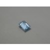 Spinel syntetický obdélník 7x10 mm modrá barva sky topazu
