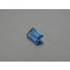 Spinell synthetisches  rechteck 7x11 mm blau farbe london Topas