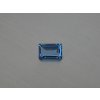 Spinell synthetisches  rechteck 7x11 mm blau farbe london Topas