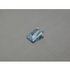 Spinel syntetický obdélník 9x13 mm modrá barva sky topazu