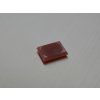 Cornaline naturelle rectangle 12x15 mm cabochon