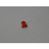 Cornaline naturelle poire 4.1x6.2 mm facettée