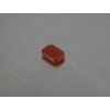 Cornaline naturelle octogone 7x10 mm cabochon plate