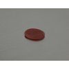 Cornaline naturelle ovale 12x16 mm cabochon plate