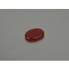 Cornaline naturelle ovale 12x16 mm cabochon plate