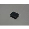 Onyx naturel rectangle 12x15 mm  cabochon plat noir