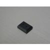 Onyx naturel rectangle 9x12 mm noir buff-top
